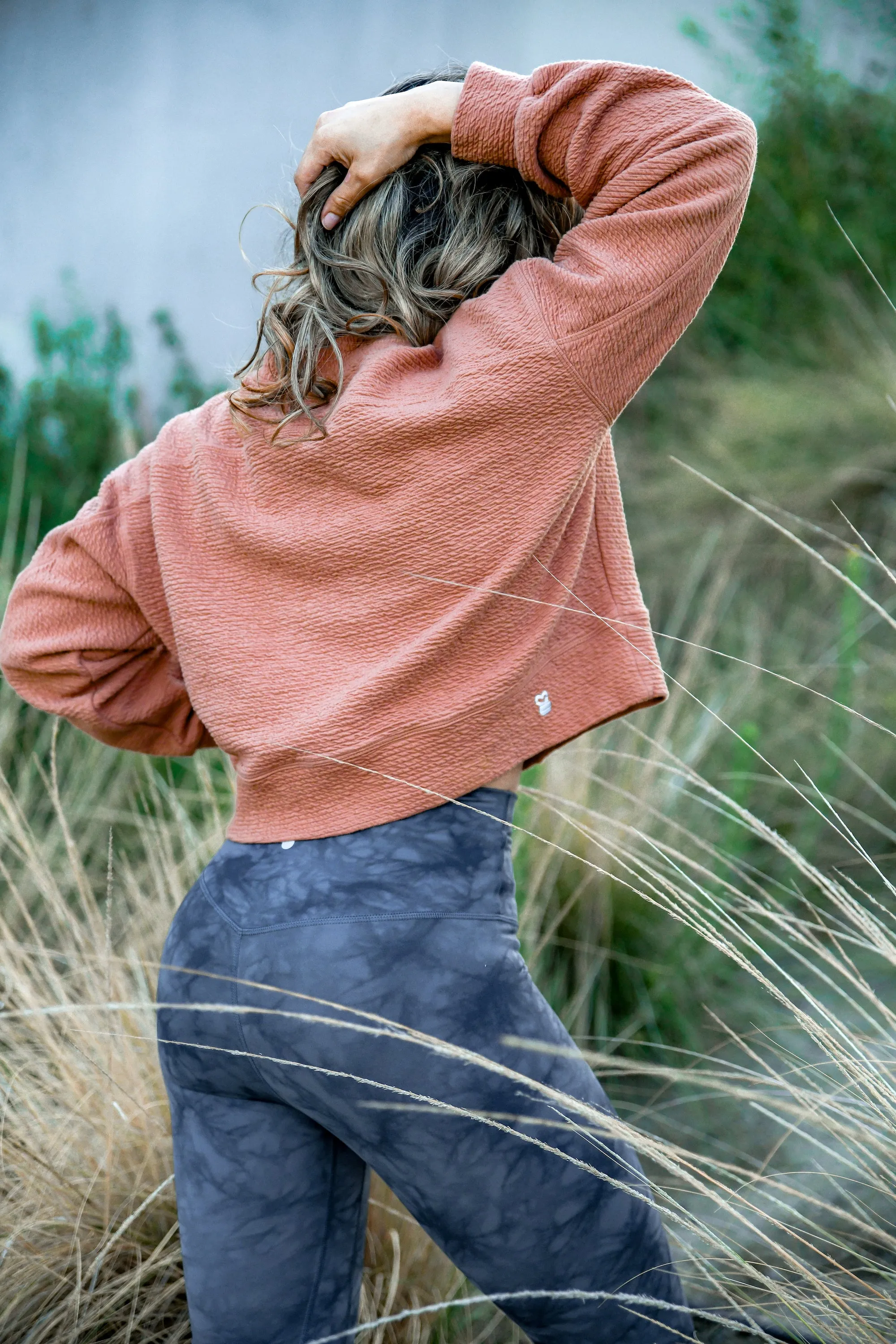 Legacy Ribbed Crop Pullover - Final Chance Collection
