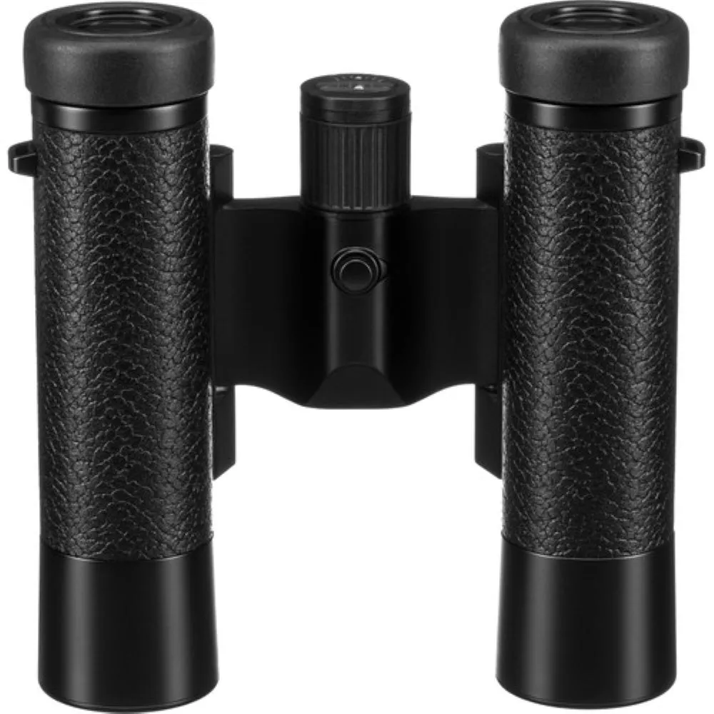 Leica 10x25 Ultravid Blackline Binoculars | Black with Black Leather