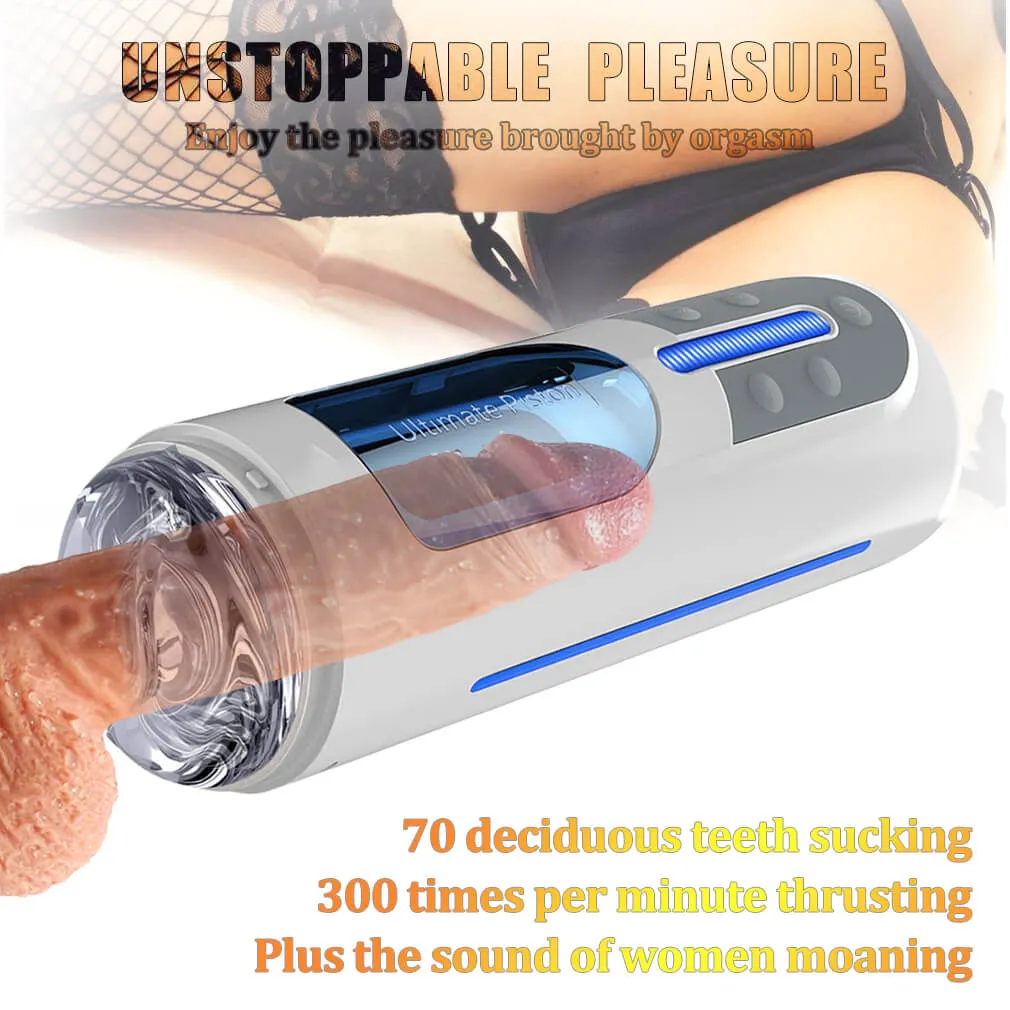 Leten A380 Piston Automatic Telescopic Masturbation Cup