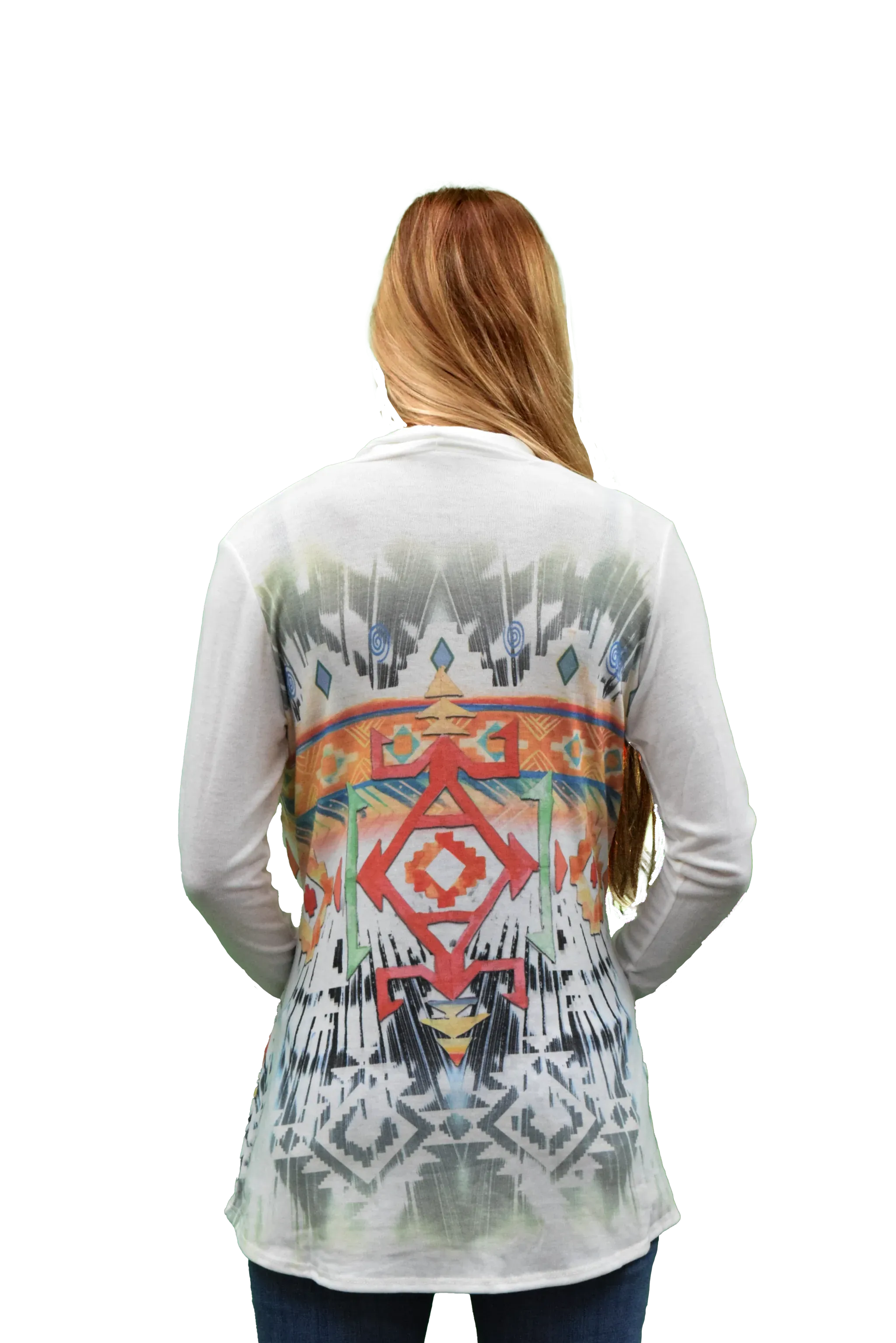 Liberty Wear Collection Cardigan: Aztec Sage
