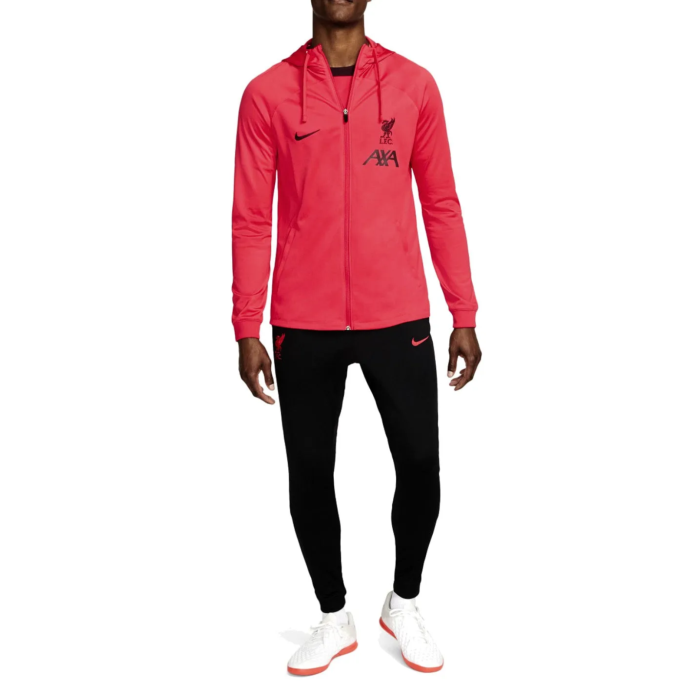 Liverpool FC red/black hooded presentation tracksuit 2022/23 - Nike