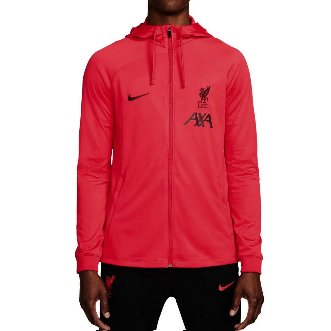 Liverpool FC red/black hooded presentation tracksuit 2022/23 - Nike