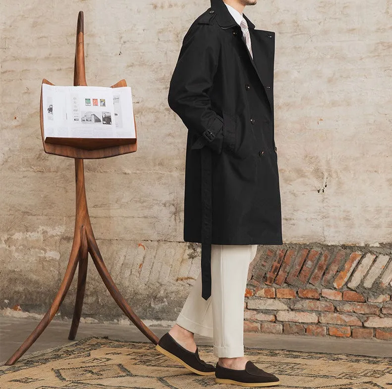 London Double Breasted Belted Trench Coat
