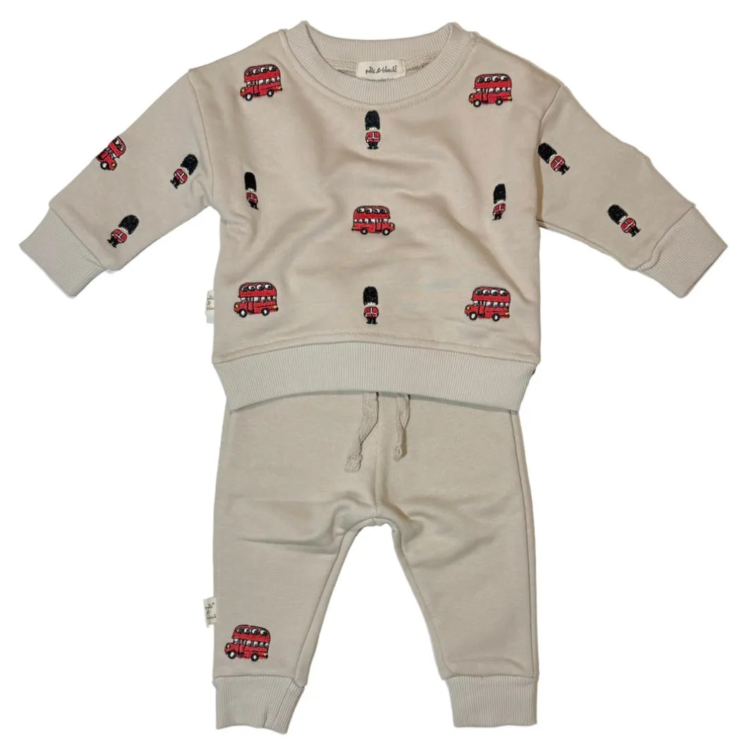 LONDON embroidered tracksuit | milk&black