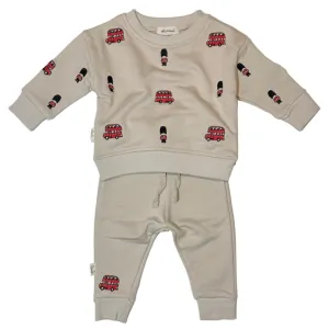 LONDON embroidered tracksuit | milk&black