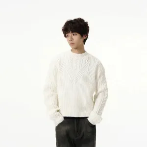 Loose-fit Cable Knit Sweater