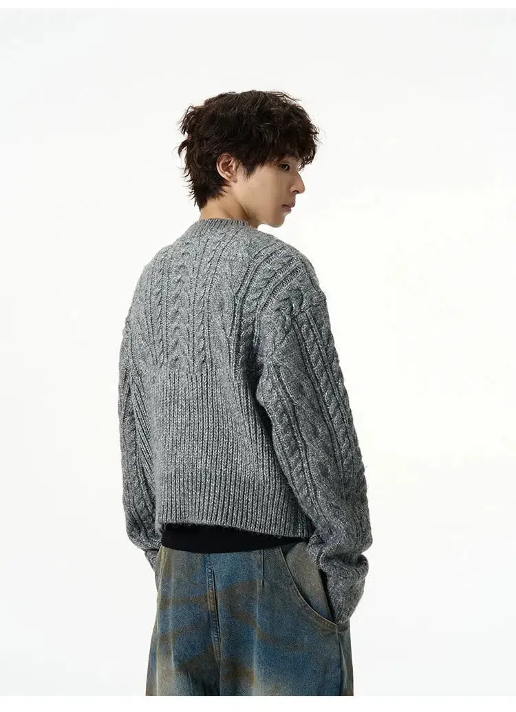 Loose-fit Cable Knit Sweater