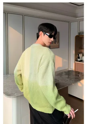 Loose fit Gradient Color Sweater