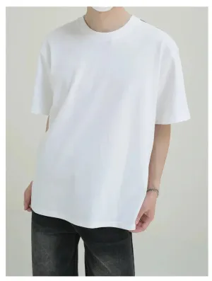 Loose Fit Solid Color T-shirt