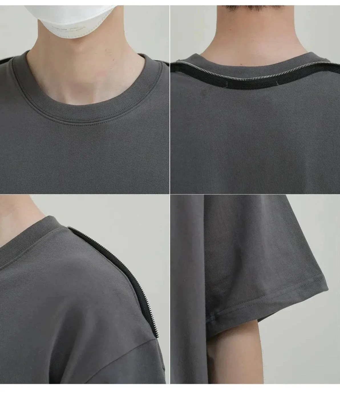 Loose Fit Solid Color T-shirt