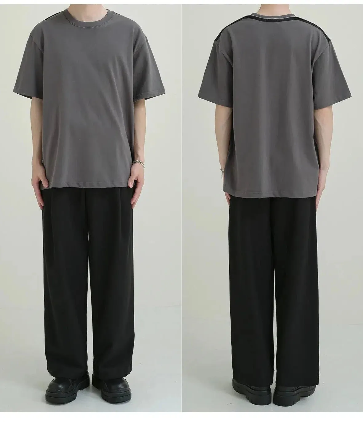 Loose Fit Solid Color T-shirt