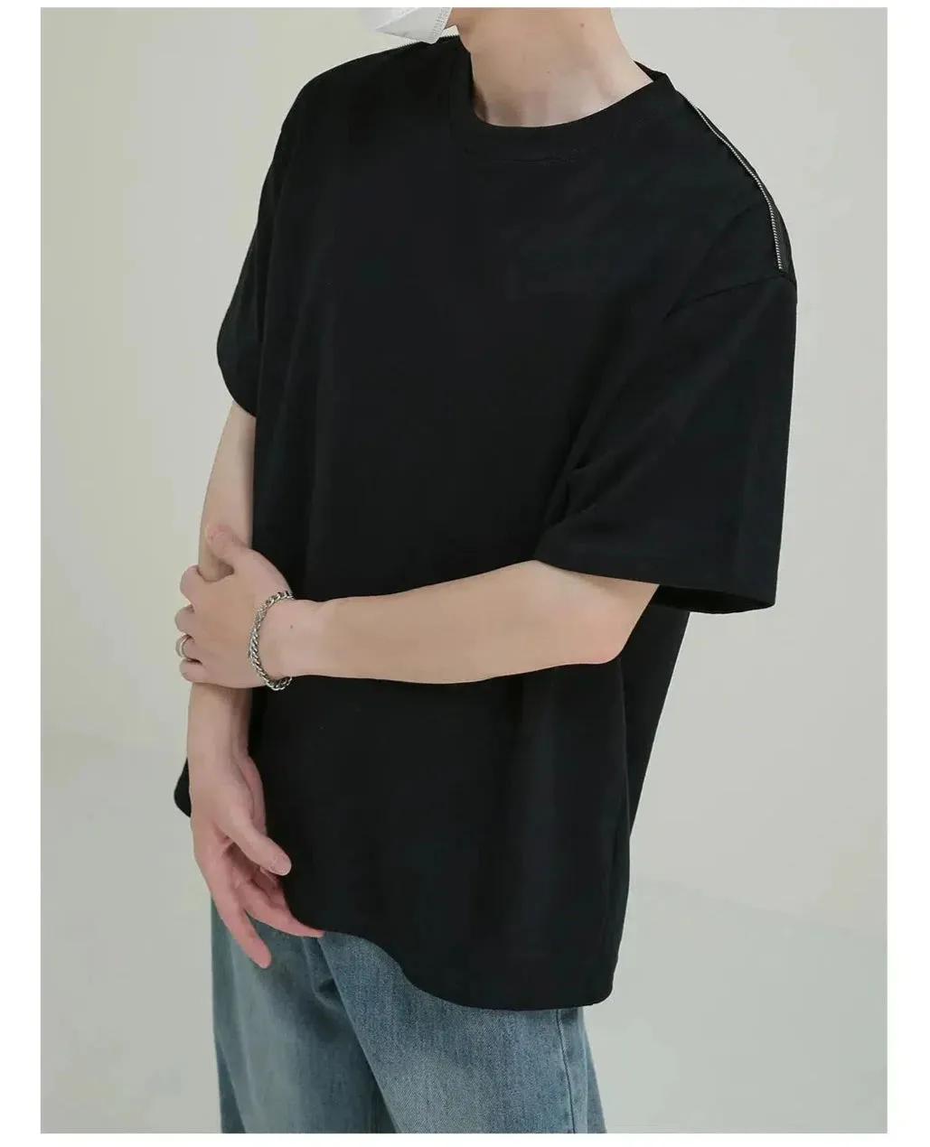Loose Fit Solid Color T-shirt