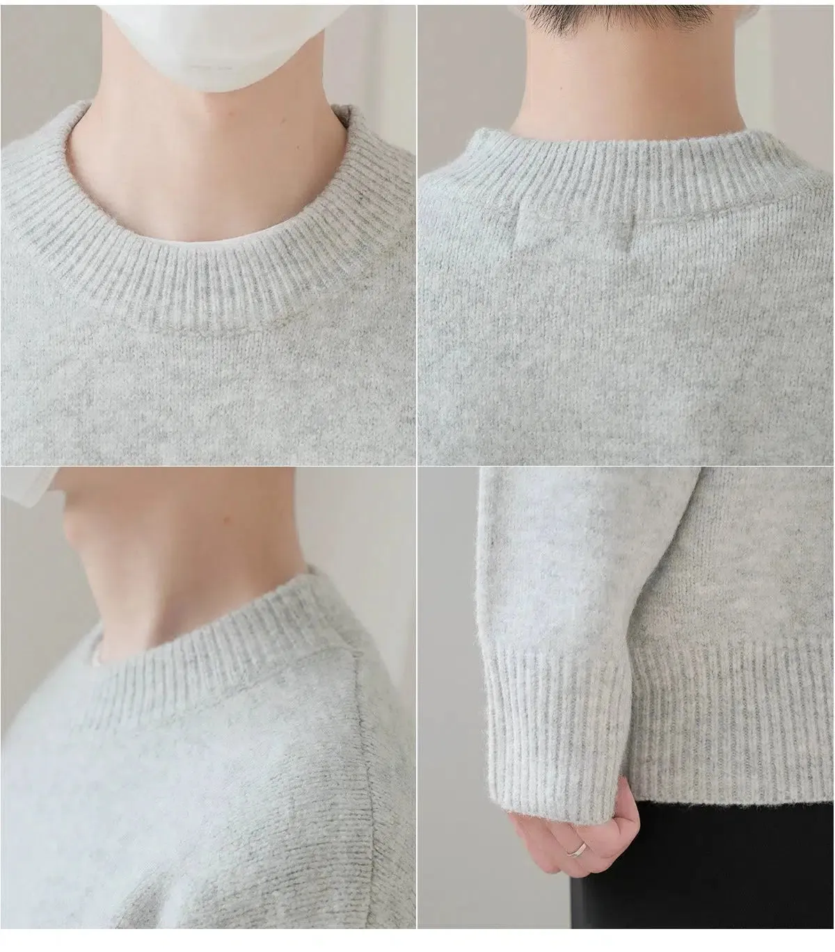 Loose Fit Text Print Sweater