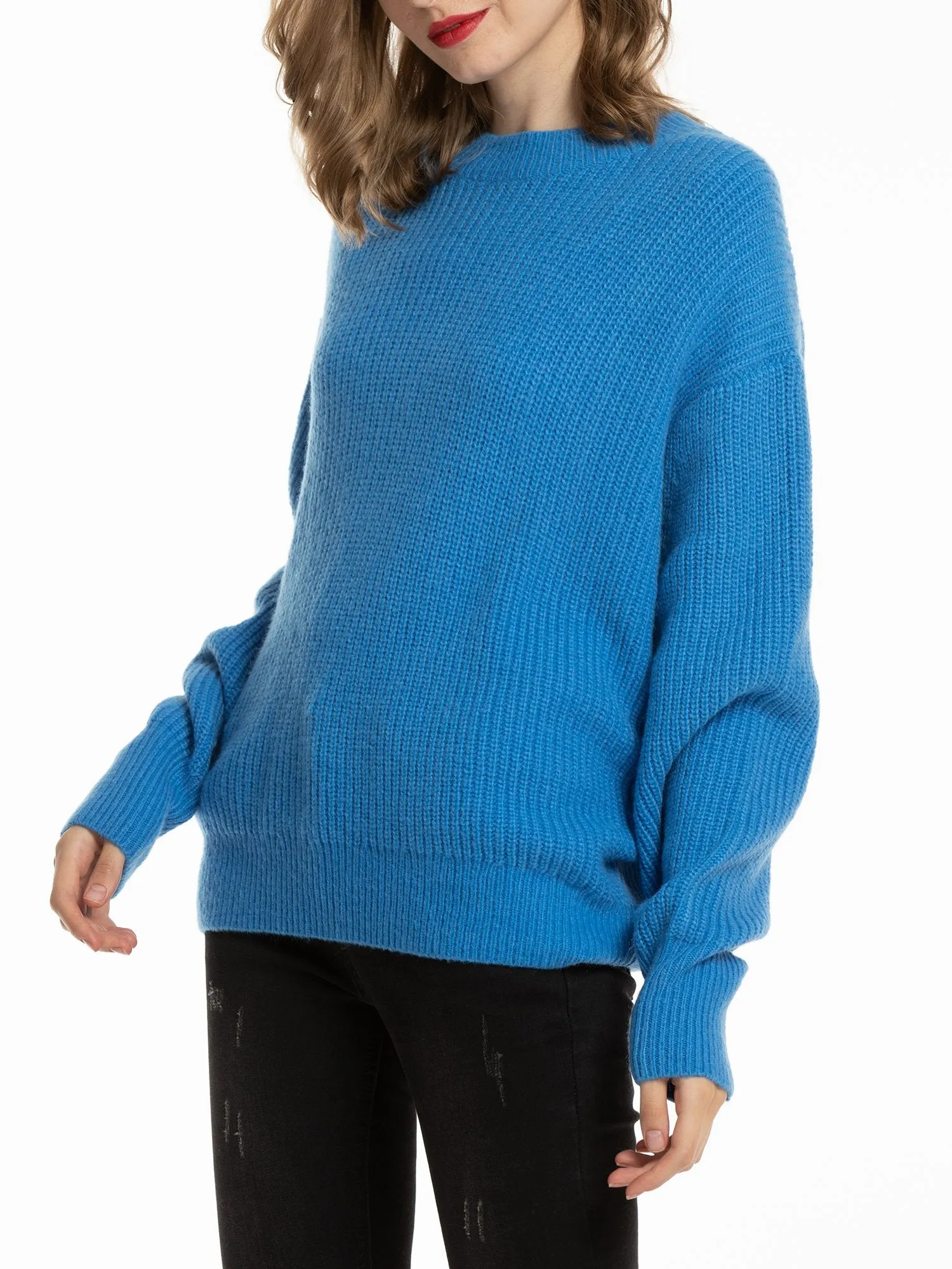Loose Fitting Chunky Knit Sweater