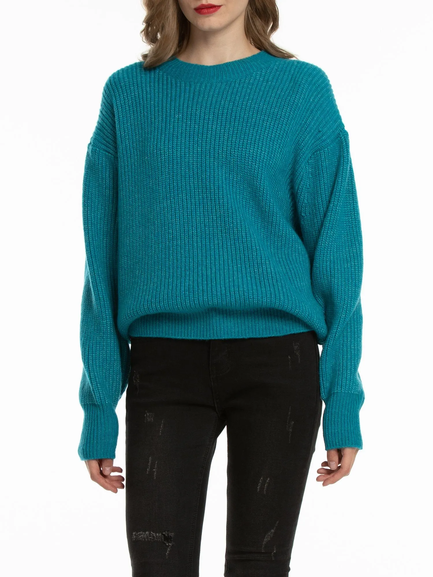 Loose Fitting Chunky Knit Sweater