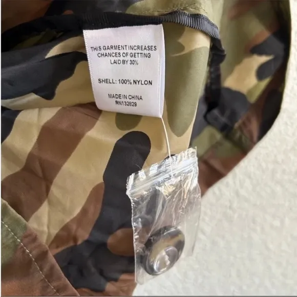 LPA Revolve Lightweight Camo Trench Coat NWT