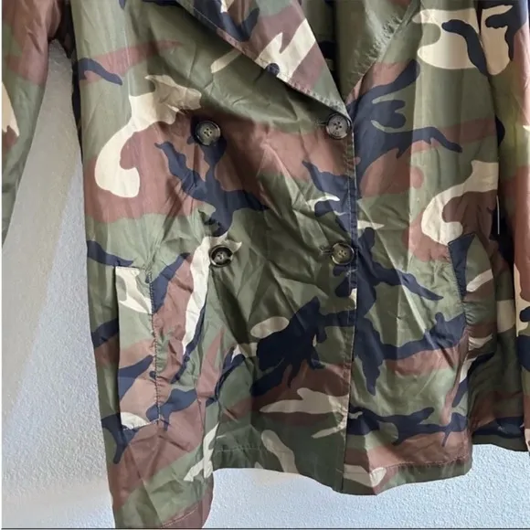 LPA Revolve Lightweight Camo Trench Coat NWT