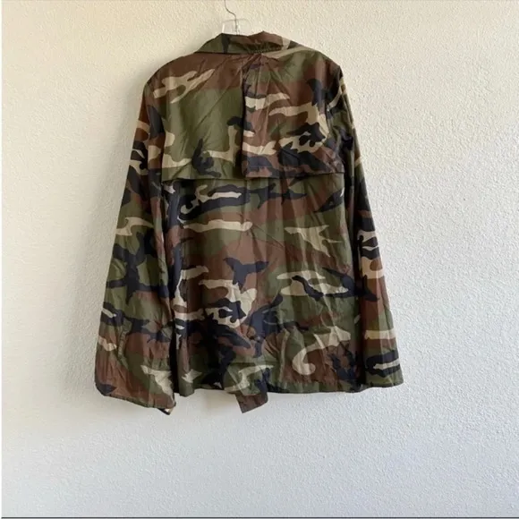 LPA Revolve Lightweight Camo Trench Coat NWT