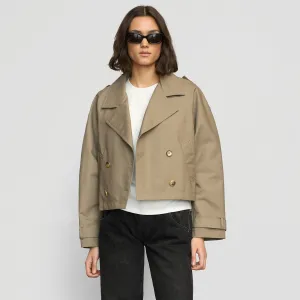 Luca Cropped Trench Jacket