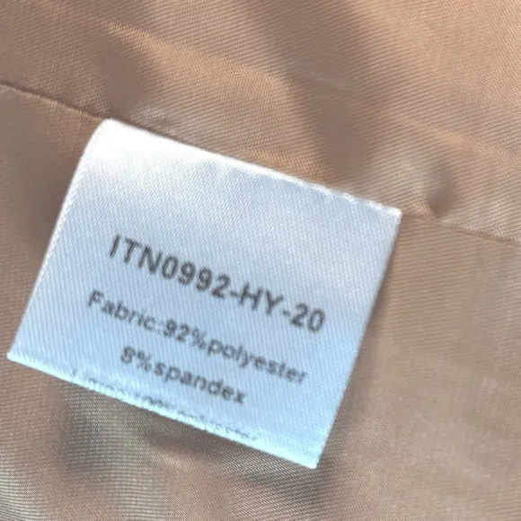 (M) DOUBLE BREASTED DUSTER TRENCH COAT Khaki