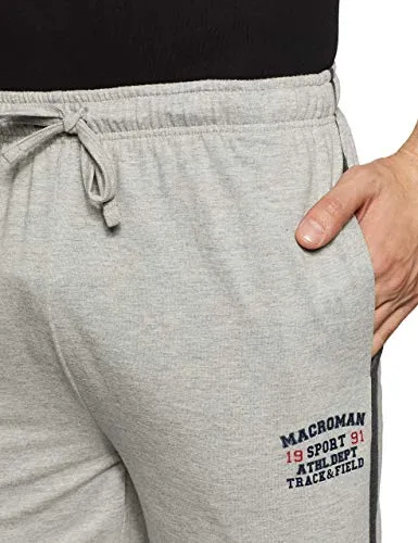 Macroman M-Series Men's Cotton Pyjama (8903978093673) (MS602 Grey Melange M)