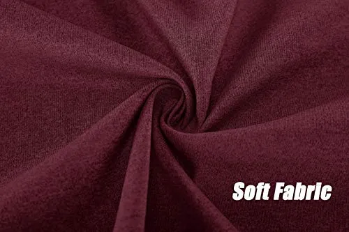 MAGNIVIT Warm Up Suits for Men Basketball Soccer Tracksuits 2 Piece Wine Red