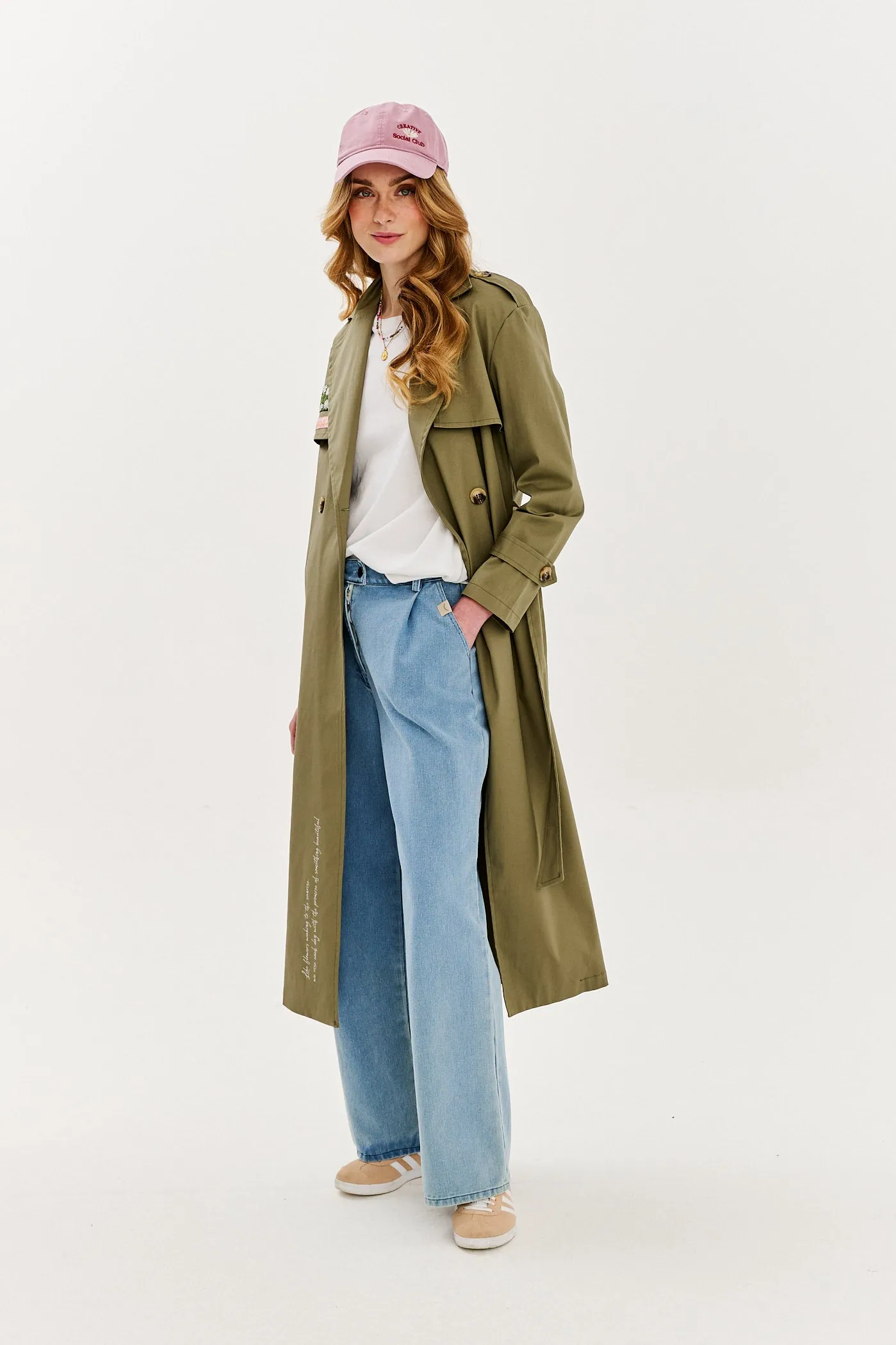 Meadow Glow classic trench