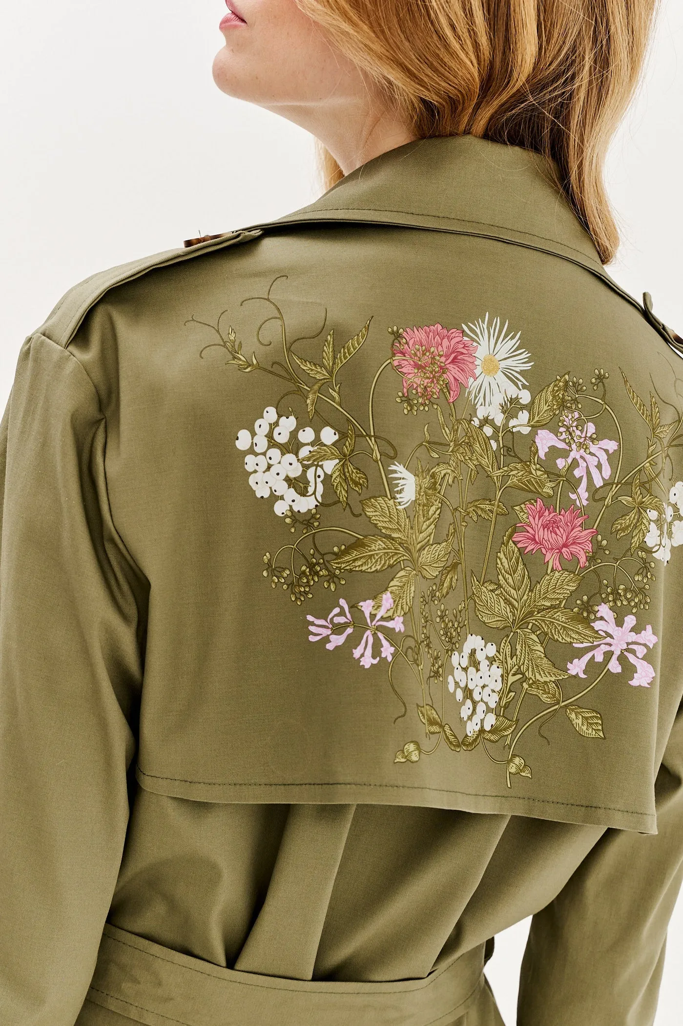 Meadow Glow classic trench