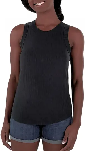 Member's Mark Women's Sleeveless Rib Cutaway Fitted Tank Top 14045