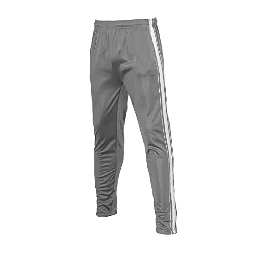 Mens Athletic 2 Piece Tracksuit Sets Casual Jogging Suits Full Zip Sports Set Stand-up collar Sweatsuit fo Men GrayM