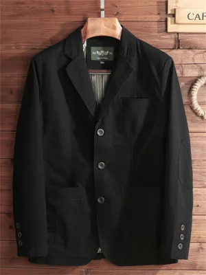 Men's Lapel Single-Breasted Casual Wear Blazer