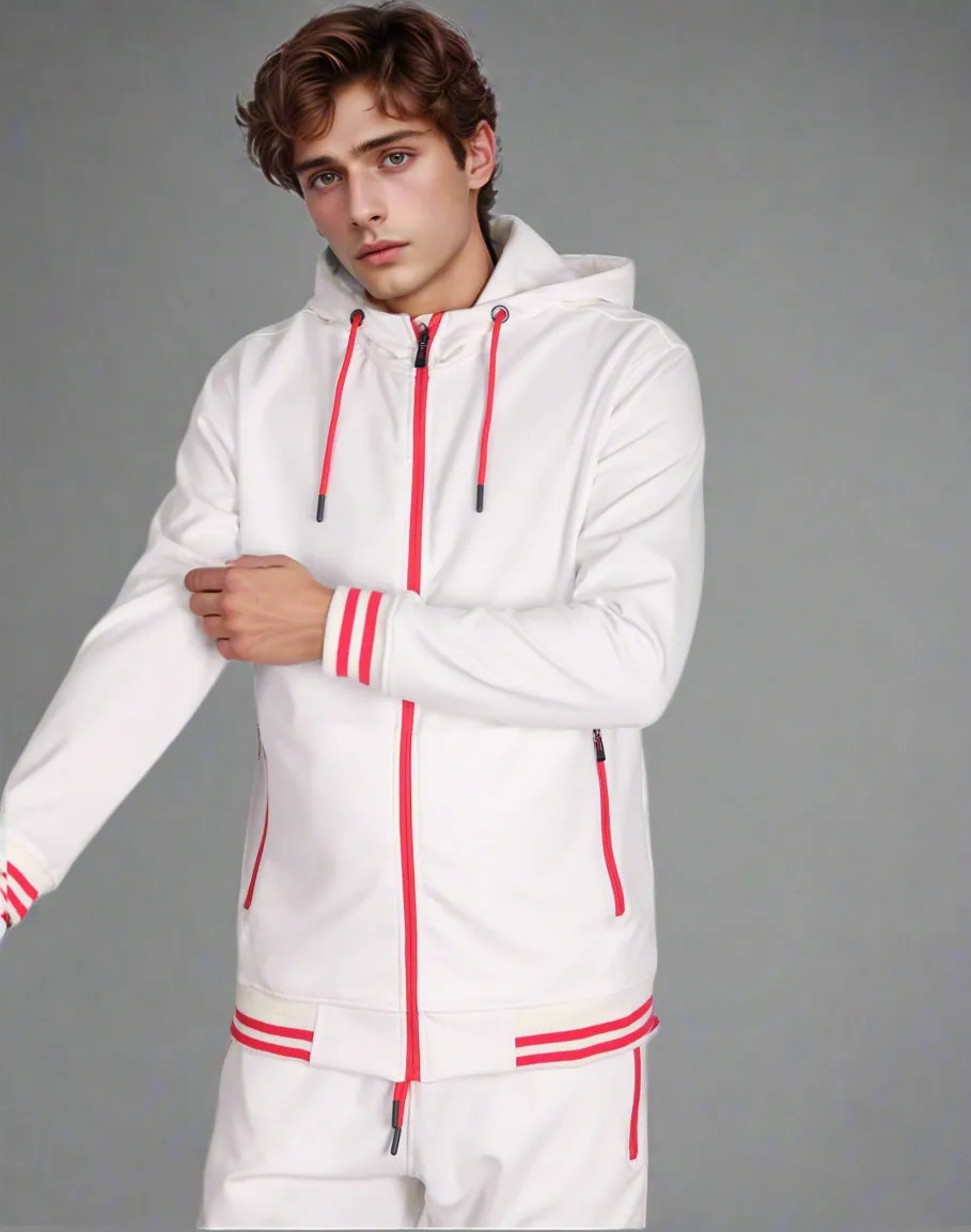 Men’s Scooba Multi Color Rib Tracksuit GYM Activewear Outfit