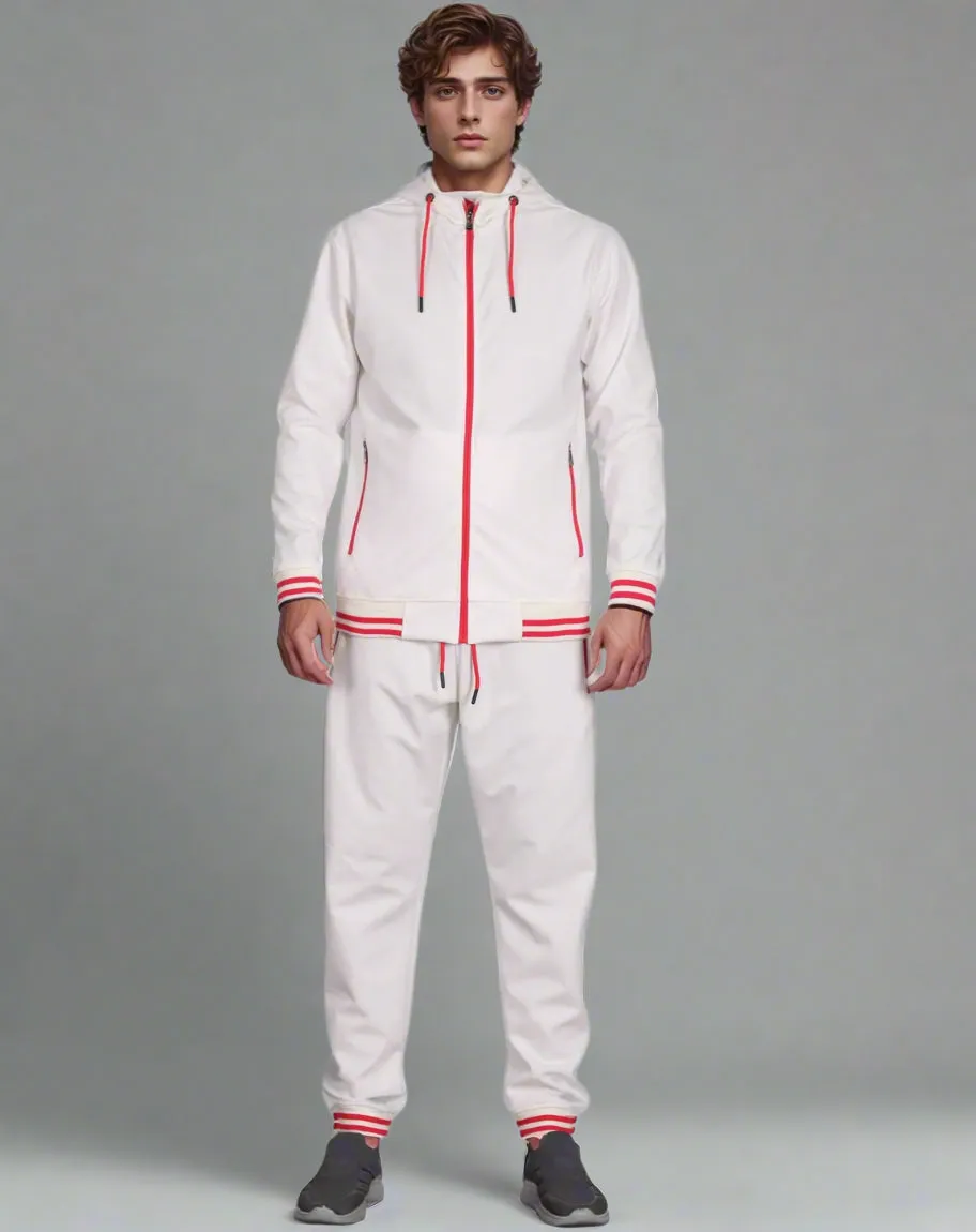 Men’s Scooba Multi Color Rib Tracksuit GYM Activewear Outfit