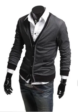 Men's Single Breasted Cardigan