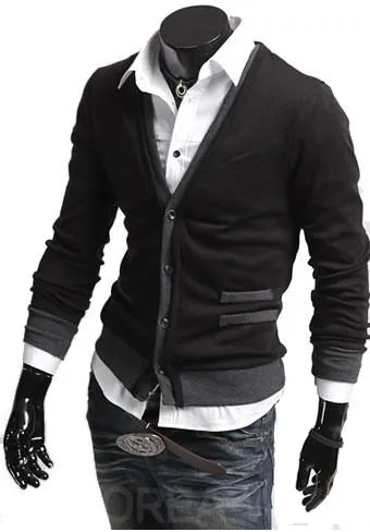 Men's Single Breasted Cardigan