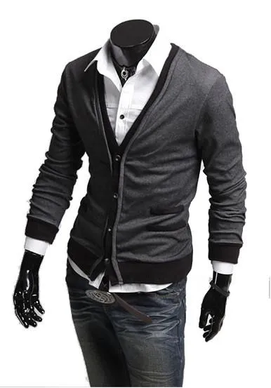 Men's Single Breasted Cardigan