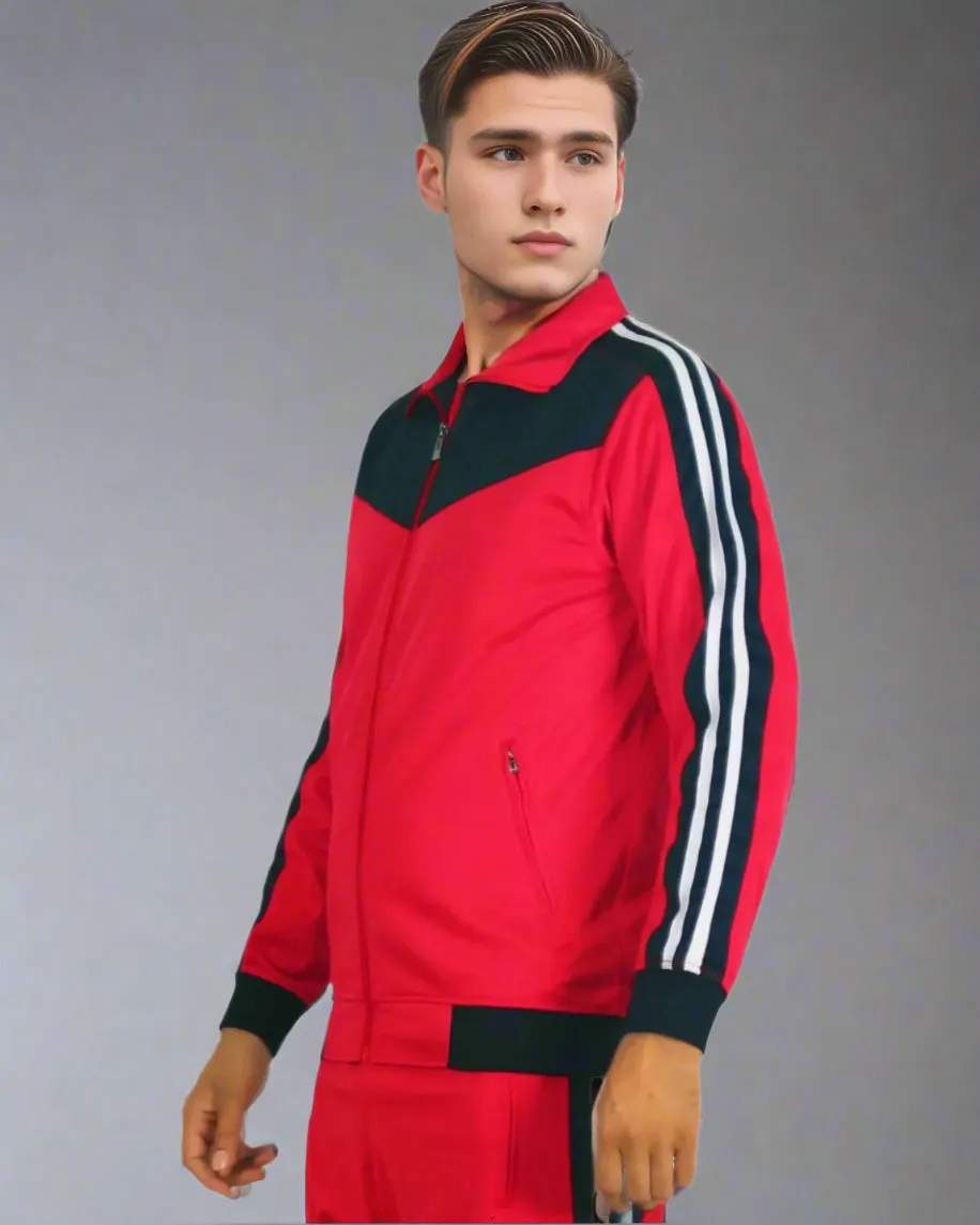 Men's Soft Athletic Tracksuit GYM Active Suit