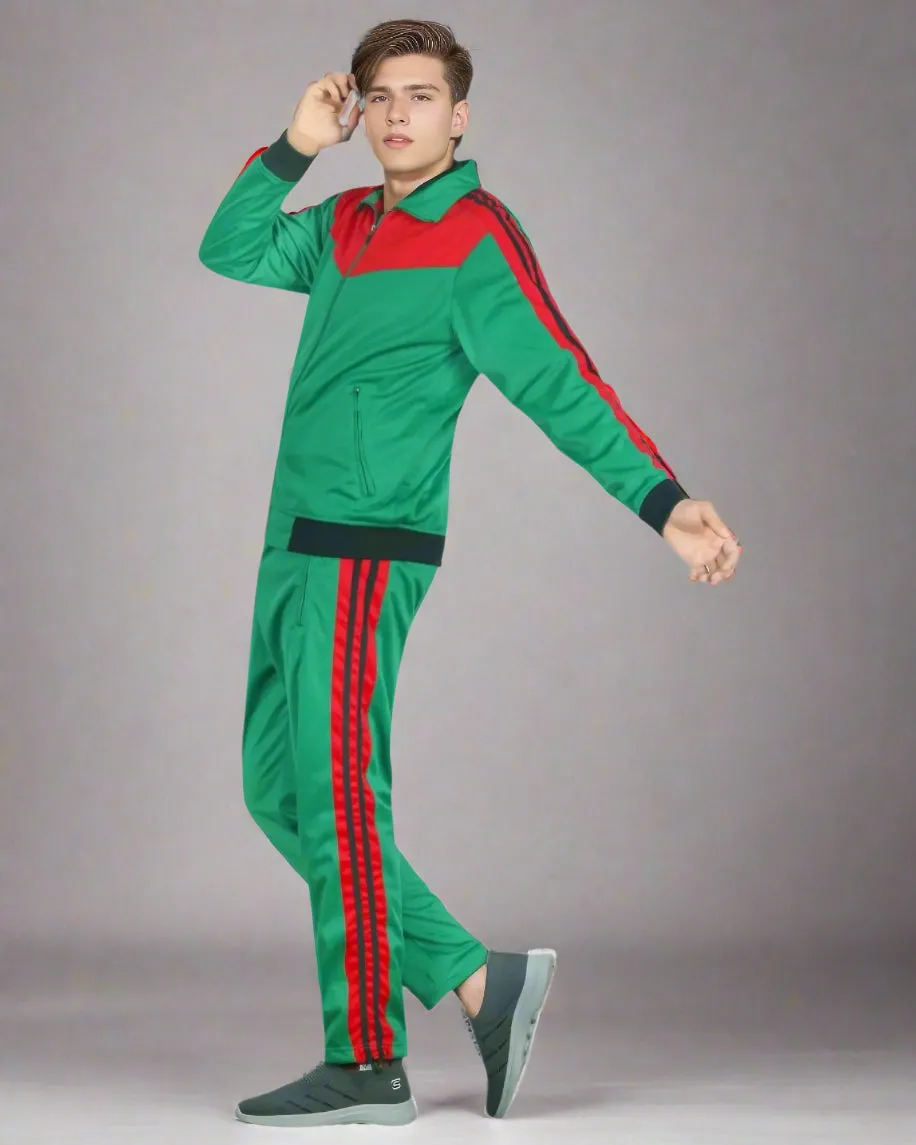 Men's Soft Athletic Tracksuit GYM Active Suit