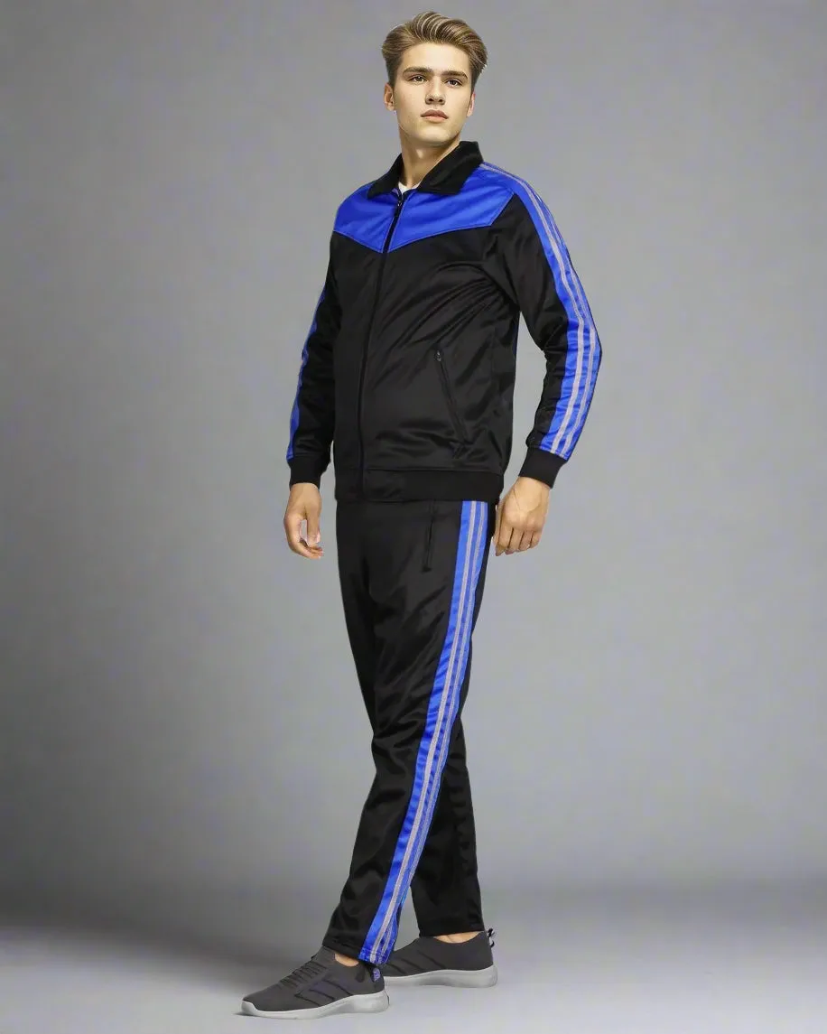 Men's Soft Athletic Tracksuit GYM Active Suit
