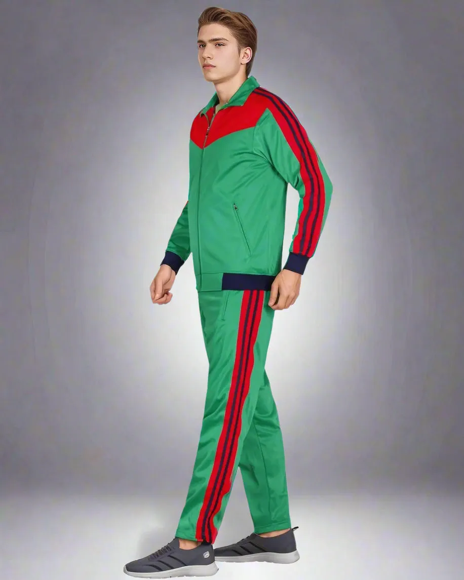 Men's Soft Athletic Tracksuit GYM Active Suit