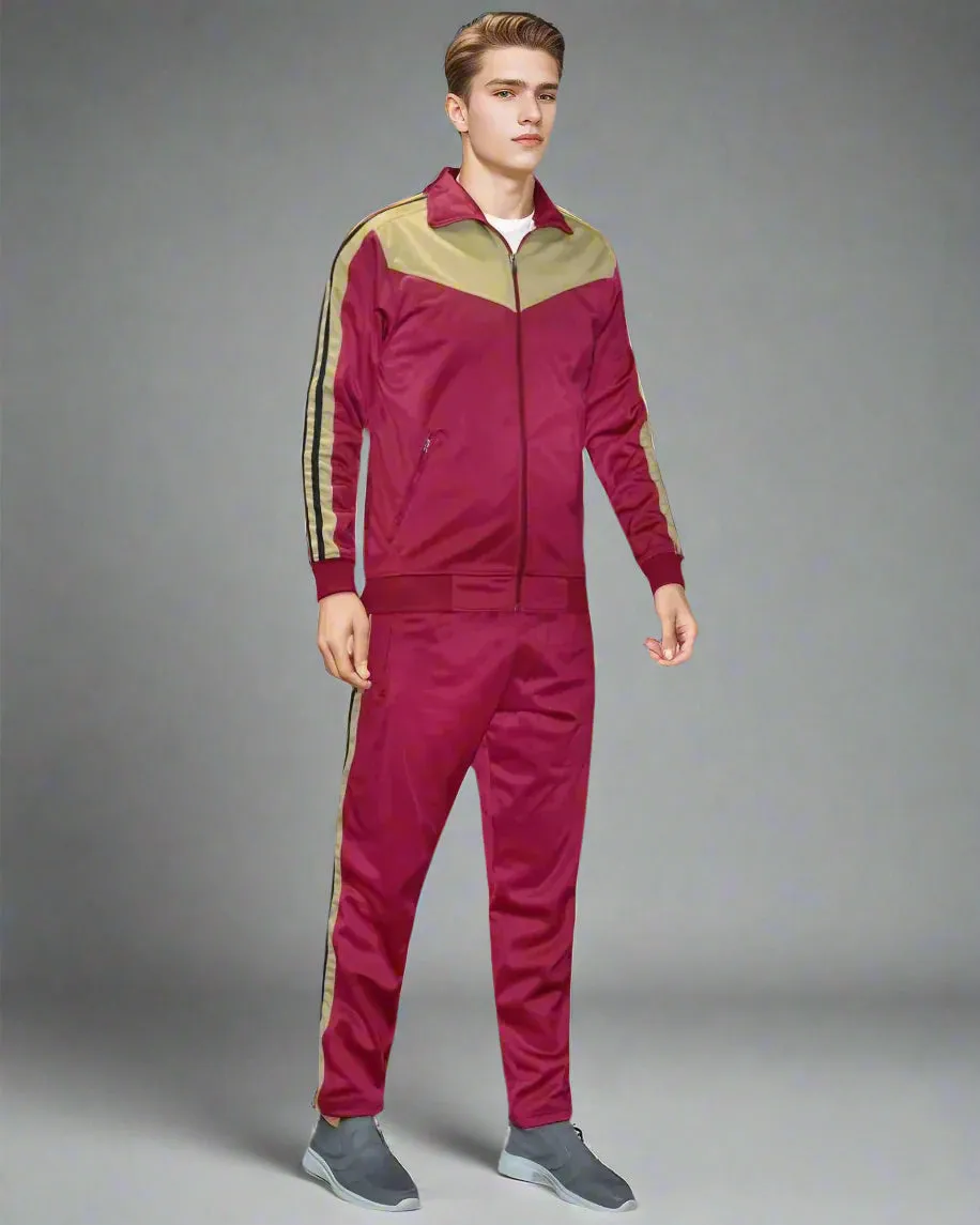 Men's Soft Athletic Tracksuit GYM Active Suit