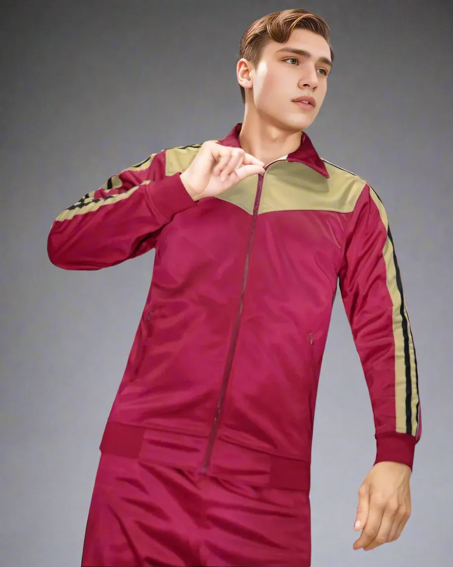 Men's Soft Athletic Tracksuit GYM Active Suit