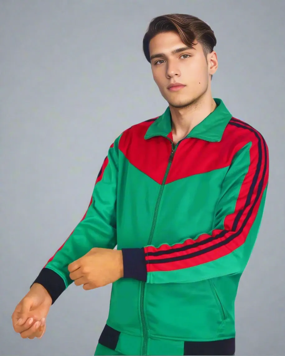 Men's Soft Athletic Tracksuit GYM Active Suit
