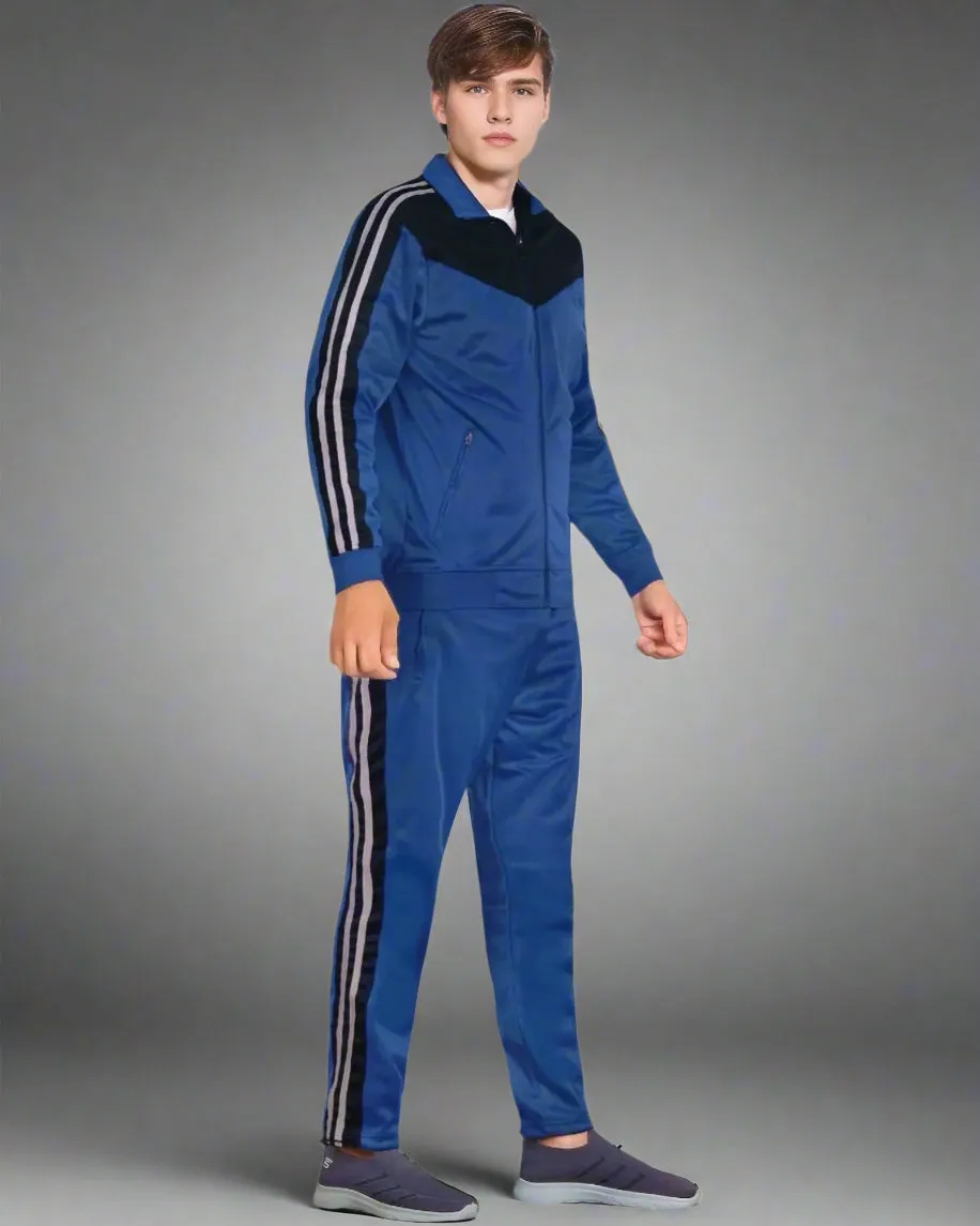 Men's Soft Athletic Tracksuit GYM Active Suit