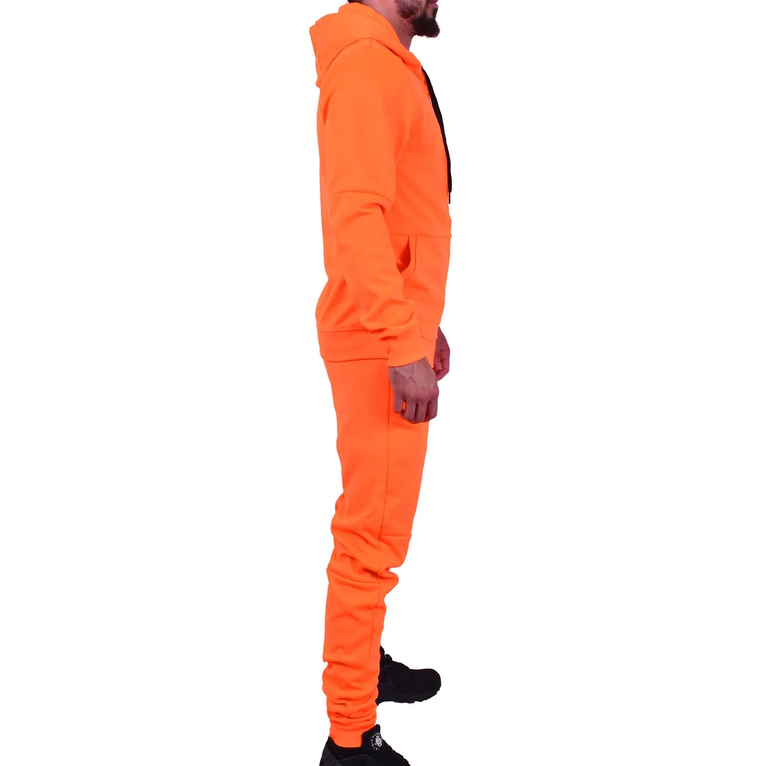 Men's Tech Fleece Tracksuit - Neon Orange