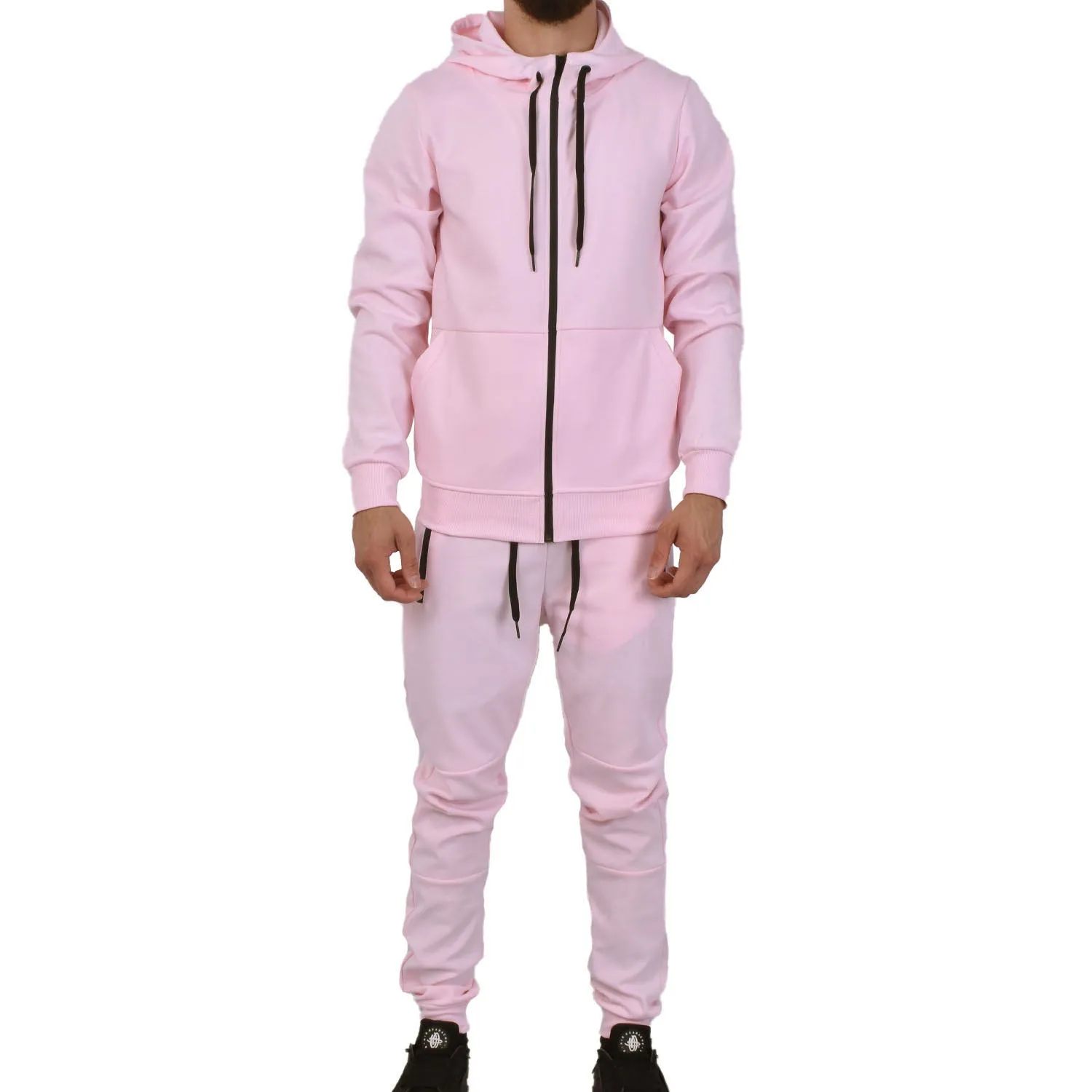 Men's Tech Fleece Tracksuit - Pale Pink