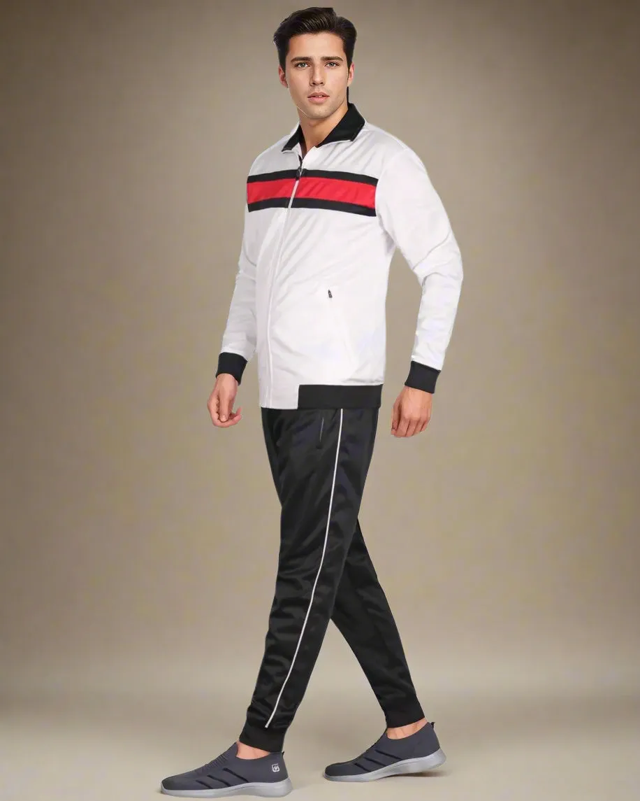 Men's Tracksuit contrast Color 2-piece Set