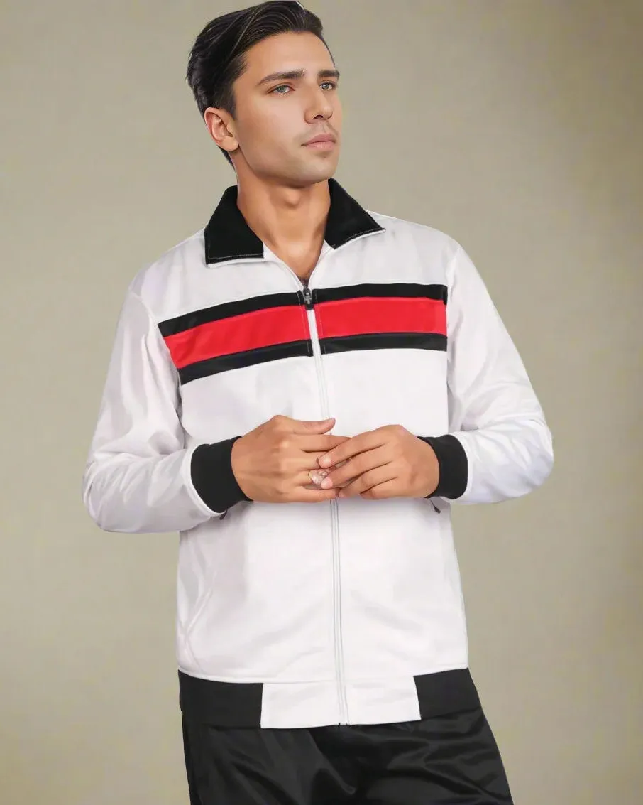 Men's Tracksuit contrast Color 2-piece Set