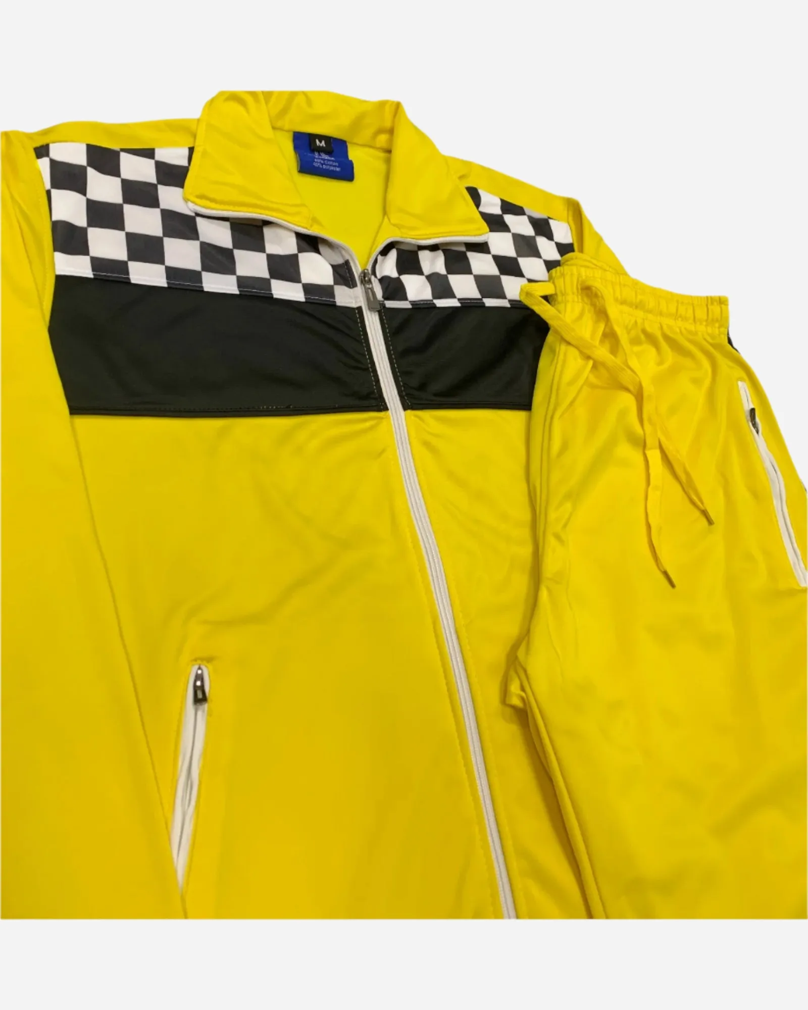 Men’s Tracksuit Traditional Checker Boxed Track jacket & Track pants