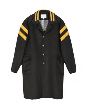 Men's Wool Blend Watson Coat in Charcoal
